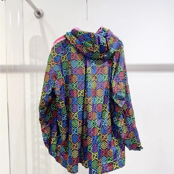 Authentic Gucci Multicolor GG Logo Jacket - Picture 2 of 6